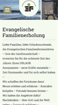 Mobile Screenshot of ev-familienerholung.de